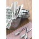 CONJUNTO DE COLHERES PARA CHA WIND EM ACO INOX ACABAMENTO BRILHO E FOSCO 6 PECAS TRAMONTINA