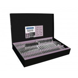 FAQUEIRO ACO INOX COM FACA DE MESA 76 PC TRAMONTINA