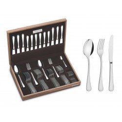 FAQUEIRO ACO INOX COM FACAS FORJADAS E ESTOJO DE MADEIRA 42 PC TRAMONTINA