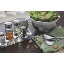 JOGO DE TALHERES PARA SALADA COSMOS EM AÇO INOX ACABAMENTO ALTO BRILHO 2 PEÇAS TRAMONTINA