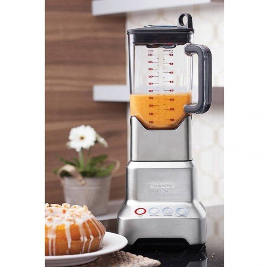 LIQUIDIFICADOR BY BREVILLE GOURMET PRO EM AL FUN COPO TRITAN 900W 2L TRAMONTINA