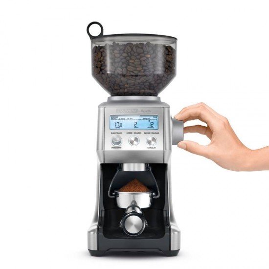 MOEDOR DE CAFÉ TRAMONTINA EM AÇO INOX EXPRESS BY BREVILLE