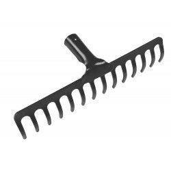 RASTELO ANCINHO METALICO CURVO PESADO 14 DENTES SEM CABO TRAMONTINA
