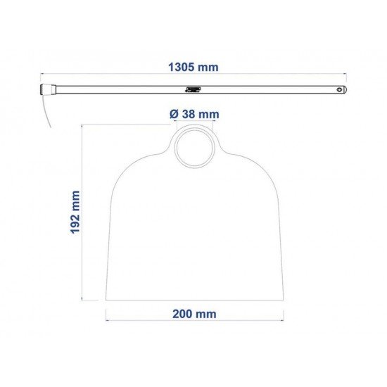 ENXADA METALICA 211 20 CABO DE MADEIRA DE 130 MM TRAMONTINA