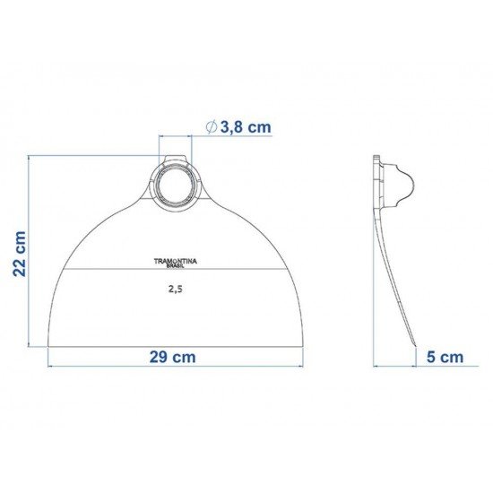 ENXADA METALICA LARGA 250 25 SEM CABO TRAMONTINA