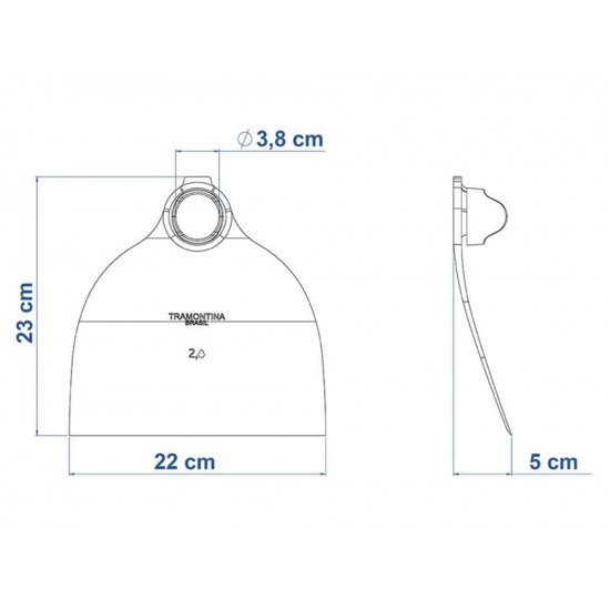 ENXADA METALICA ESTREITA 256 15 SEM CABO TRAMONTINA