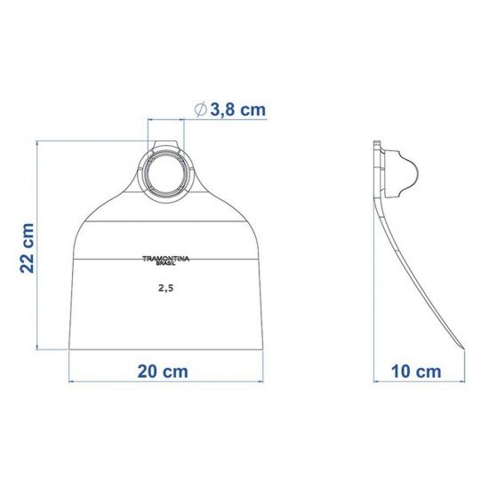 ENXADA METALICA BAHIA VIRADA 262 25 SEM CABO TRAMONTINA