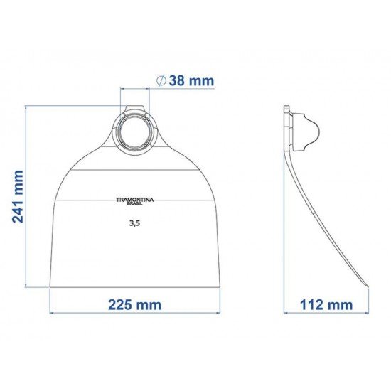 ENXADA METALICA BAHIA VIRADA 262 35 SEM CABO TRAMONTINA
