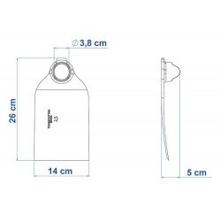 ENXADAO METALICO LARGO 270 25 SEM CABO TRAMONTINA