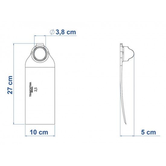 ENXADAO METALICO ESTREITO 272 25 SEM CABO TRAMONTINA