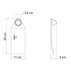 ENXADAO METALICO ESTREITO 272 30 SEM CABO TRAMONTINA