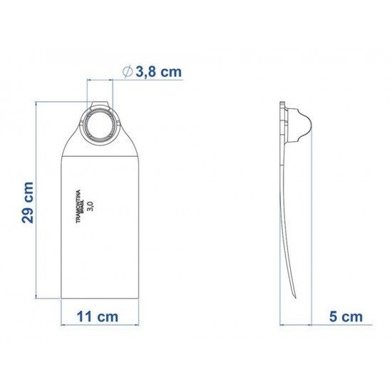 ENXADAO METALICO ESTREITO 272 30 SEM CABO TRAMONTINA