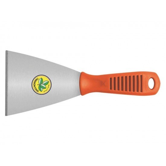 ESPATULA METALICA RIGIDA 10 CM COM CABO PLASTICO TRAMONTINA