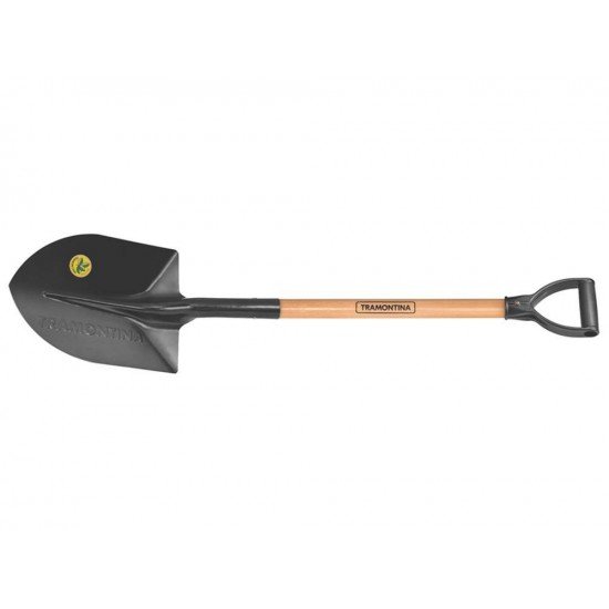 PA DE BICO METALICA 460 20 COM CABO DE MADEIRA DE 71 CM E COM EMPUNHADURA PLASTICA TRAMONTINA