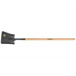 PA QUADRADA METALICA 472 20 COM CABO DE MADEIRA DE 120 CM VIROLA PARATRAS TRAMONTINA