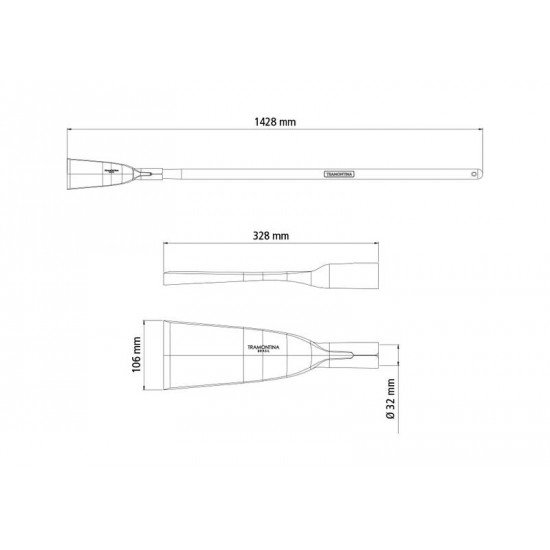 CAVADEIRA GOIVA MAIOR COM CABO TRAMONTINA