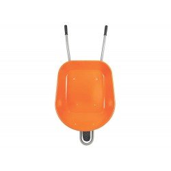 CARRINHO DE MAO BRACO METALICO CACAMBA MET EXTRAFUNDA LARANJA PNEU EM BORRACHA TRAMONTINA