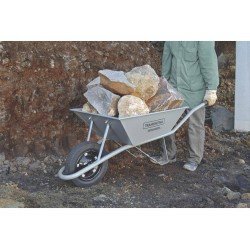 CARRINHO DE MAO BRACO METALICO,CACAMBA QUADRADA METALICA REFORCADA PNEU MACICO BORRACHA TRAMONTINA