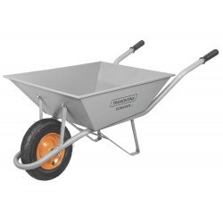 CARRINHO DE MAO BRACO METALICO CACAMBA QUADRADA METALICA REFORCADA PNEU EM BORRACHA TRAMONTINA