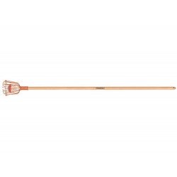 COLHEDOR DE FRUTAS METALICO TAM 15 COM CABO DE MADEIRA DE 150 CM TRAMONTINA
