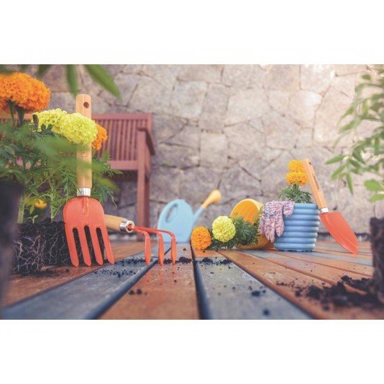 PAZINHA ESTREITA METALICA COM CABO DE MADEIRA TRAMONTINA