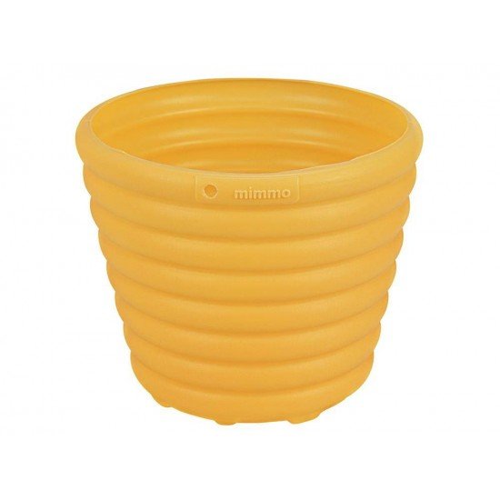 CACHEPO VASO MIMMO PARA JARDIM EM PLASTICO 1,7 LITROS AMARELO TRAMONTINA