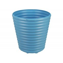CACHEPO VASO MIMMO PARA JARDIM EM PLASTICO 5,5 LITROS AZUL TRAMONTINA