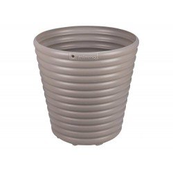 CACHEPO VASO MIMMO PARA JARDIM EM PLASTICO 5,5 LITROS CINZA TRAMONTINA