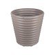 CACHEPO VASO MIMMO PARA JARDIM EM PLASTICO 5,5 LITROS CINZA TRAMONTINA