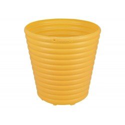 CACHEPO VASO MIMMO PARA JARDIM EM PLASTICO 5,5 LITROS AMARELO TRAMONTINA