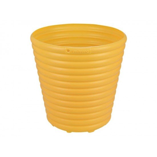 CACHEPO VASO MIMMO PARA JARDIM EM PLASTICO 5,5 LITROS AMARELO TRAMONTINA
