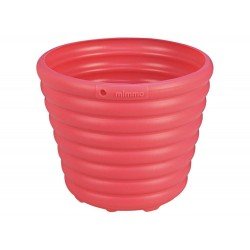 VASOS PARA JARDIM MIMMO EM PLASTICO COM 4 UN 1,7 LITROS CORES CINZA, ROSA, AZUL, AMARELO TRAMONTINA