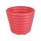 VASOS PARA JARDIM MIMMO EM PLASTICO COM 4 UN 1,7 LITROS CORES CINZA, ROSA, AZUL, AMARELO TRAMONTINA