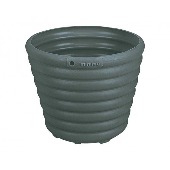 VASOS PARA JARDIM MIMMO EM PLASTICO 4 UN 1,7 LITROS CORES CINZA MUSGO TERRA GRAFITE TRAMONTINA