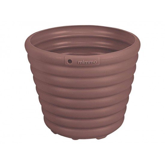 VASOS PARA JARDIM MIMMO EM PLASTICO 4 UN 1,7 LITROS CORES CINZA MUSGO TERRA GRAFITE TRAMONTINA