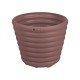 VASOS PARA JARDIM MIMMO EM PLASTICO 4 UN 1,7 LITROS CORES CINZA MUSGO TERRA GRAFITE TRAMONTINA