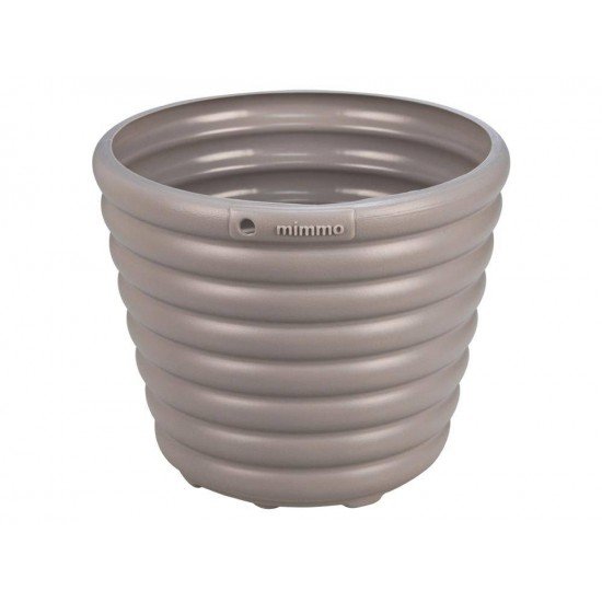 VASOS PARA JARDIM MIMMO EM PLASTICO 4 UN 1,7 LITROS CORES CINZA MUSGO TERRA GRAFITE TRAMONTINA