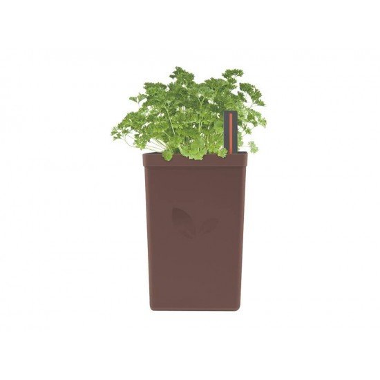 VASO PLASTICO AUTOIRRIGAVEL COR CAFE TRAMONTINA