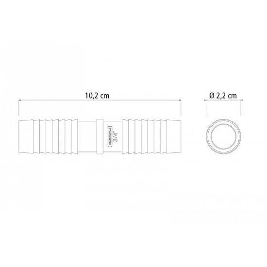 UNIAO INTERNA 3/4 TRAMONTINA