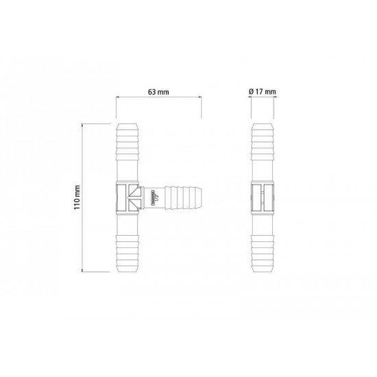 TE INTERNO TRIPLO 1/2 TRAMONTINA