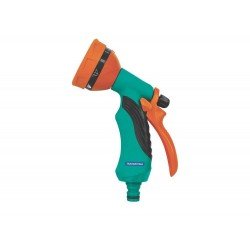 HIDROPISTOLA EM PLASTICO COM 10 TIPOS DE JATO PARA ENGATE RAPIDO PARA JARDIM TRAMONTINA