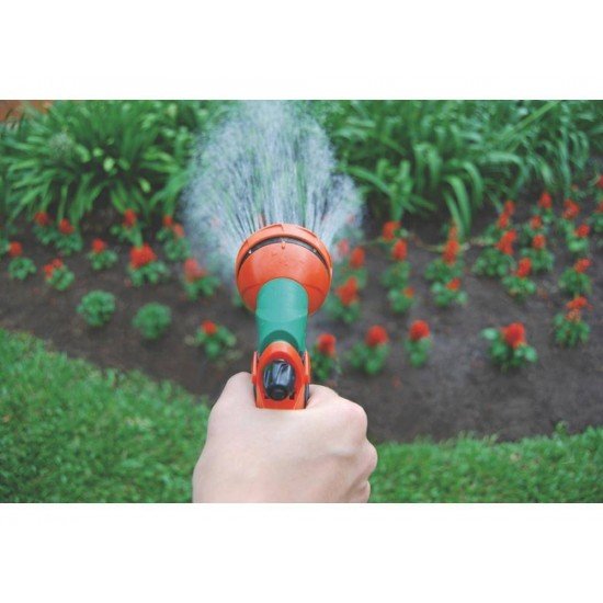 HIDROPISTOLA EM PLASTICO COM 10 TIPOS DE JATO PARA ENGATE RAPIDO PARA JARDIM TRAMONTINA