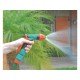 IRRIGADOR EM PLASTICO COM REGULAGEM E CORTE COM JATO TIPO CHUVEIRINHO,PARA JARDIM TRAMONTINA