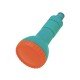 IRRIGADOR EM PLASTICO COM REGULAGEM E CORTE COM JATO TIPO CHUVEIRINHO,PARA JARDIM TRAMONTINA