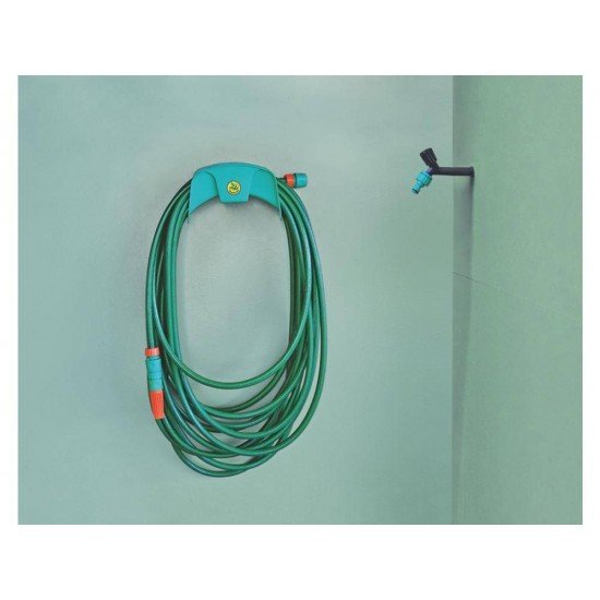 SUPORTE FIXO MENOR EM PLASTICO PARA MANGUEIRA DE 1 2 DE 25 A 30 METROS TRAMONTINA