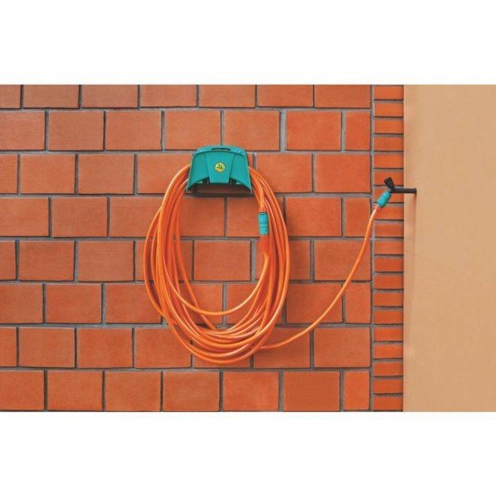 SUPORTE FIXO MAIOR EM PLASTICO PARA MANGUEIRA DE 1 2 DE 25 A 30 METROS TRAMONTINA