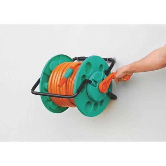 ENROLADOR DE MANGUEIRA FIXO DE ARAME METALICO 1 2 ATE 30 M TRAMONTINA