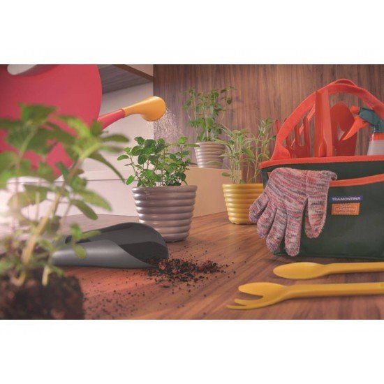 REGADOR PLASTICO PARA JARDIM 7 LITROS ROSA TRAMONTINA