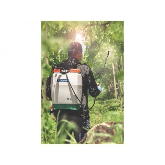 PULVERIZADOR PLASTICO COSTAL MANUAL DE 20 LITROS TRAMONTINA