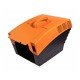 COLETOR RIGIDO DE PLASTICO COM CAPACIDADE PARA 18 LITROS PARA CORTADOR DE GRAMA DE 35CM TRAMONTINA